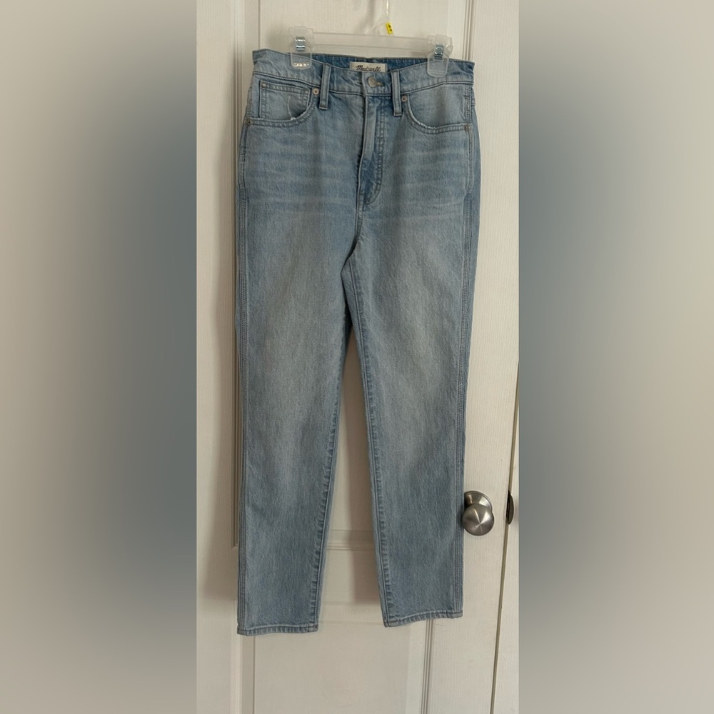 Madewell Stovepipe Jeans Women’s Size 25 Light Wash High Rise